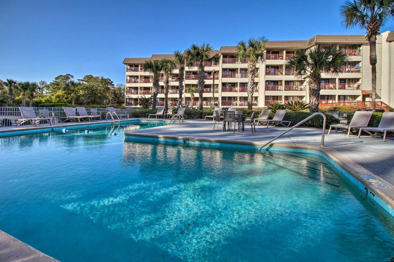 Ocean-View Hilton Head Island Condo Pool, Beach! Luaran gambar